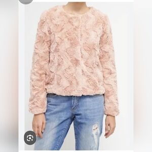 Junarose Blush Teddy Jacket